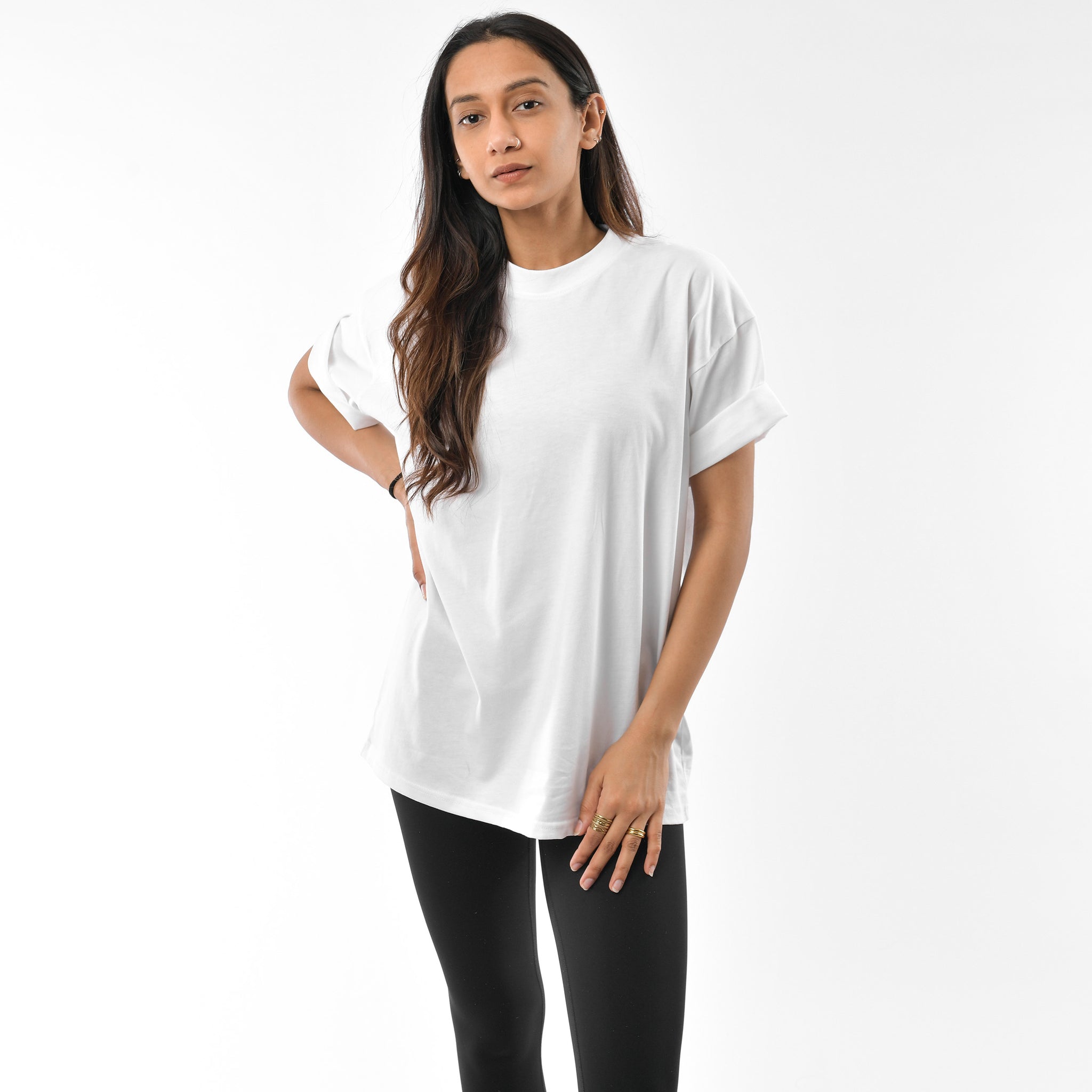 Women Gym Addict Oversized Tee