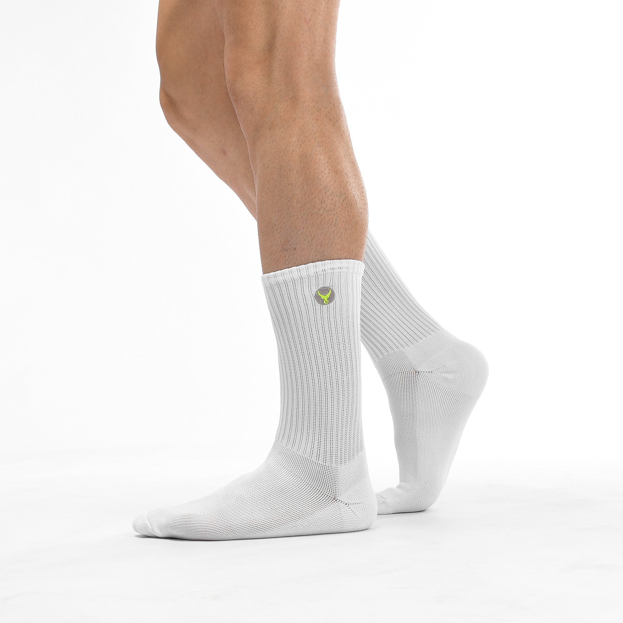 Daily Stride Ribbed Comfort Crew Socks 2 Pack