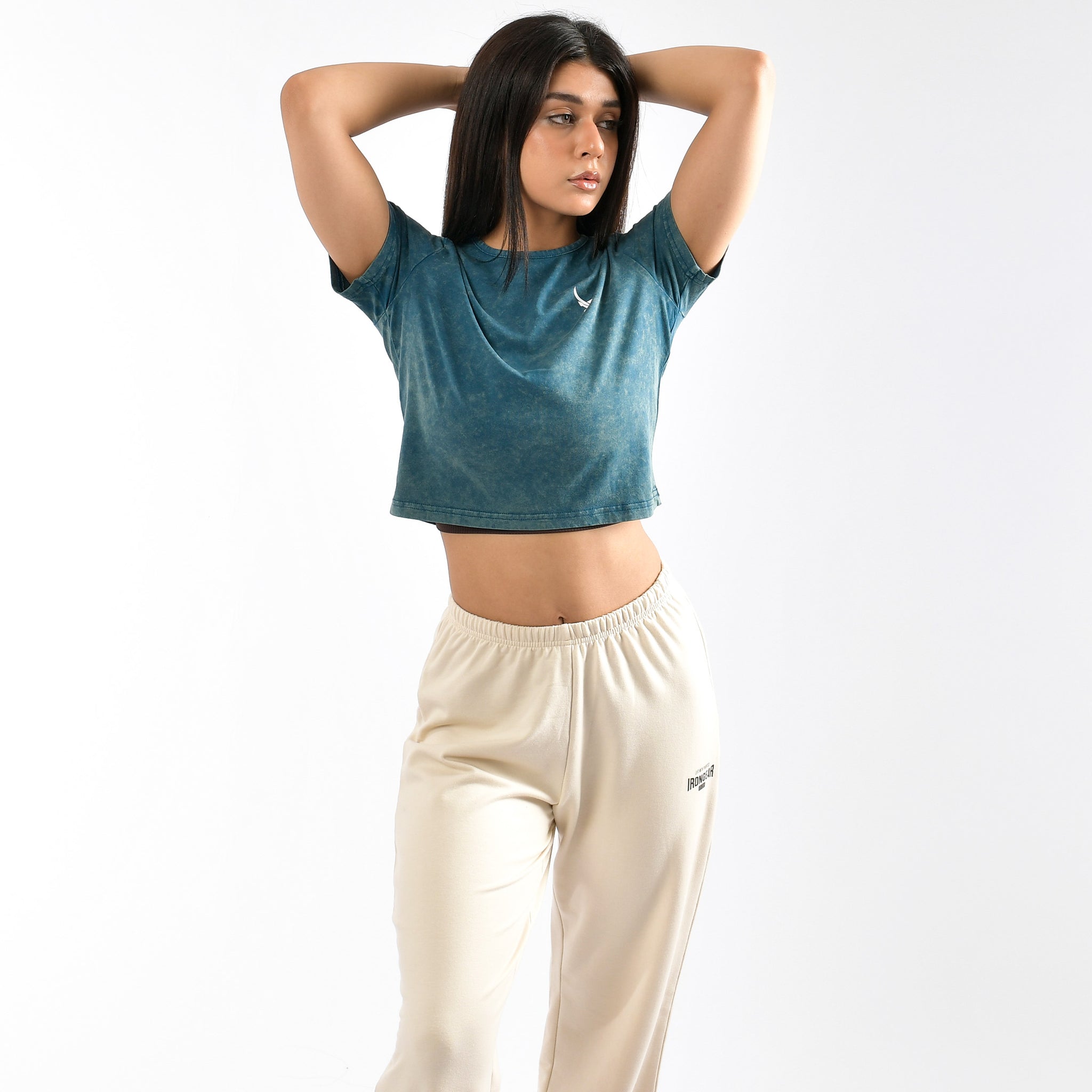 Stone Wash Tie Dye Crop Top