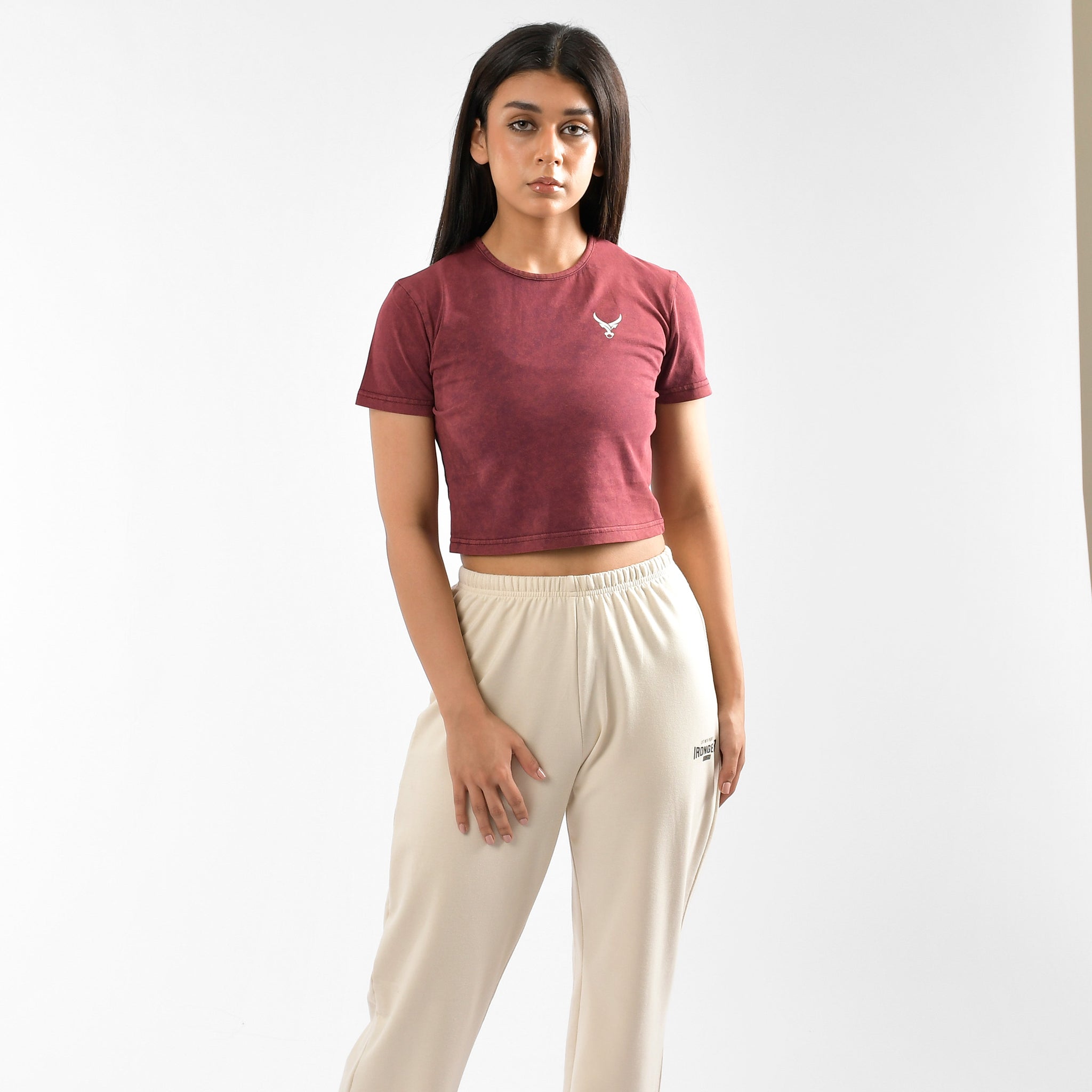 Stone Wash Tie Dye Crop Top
