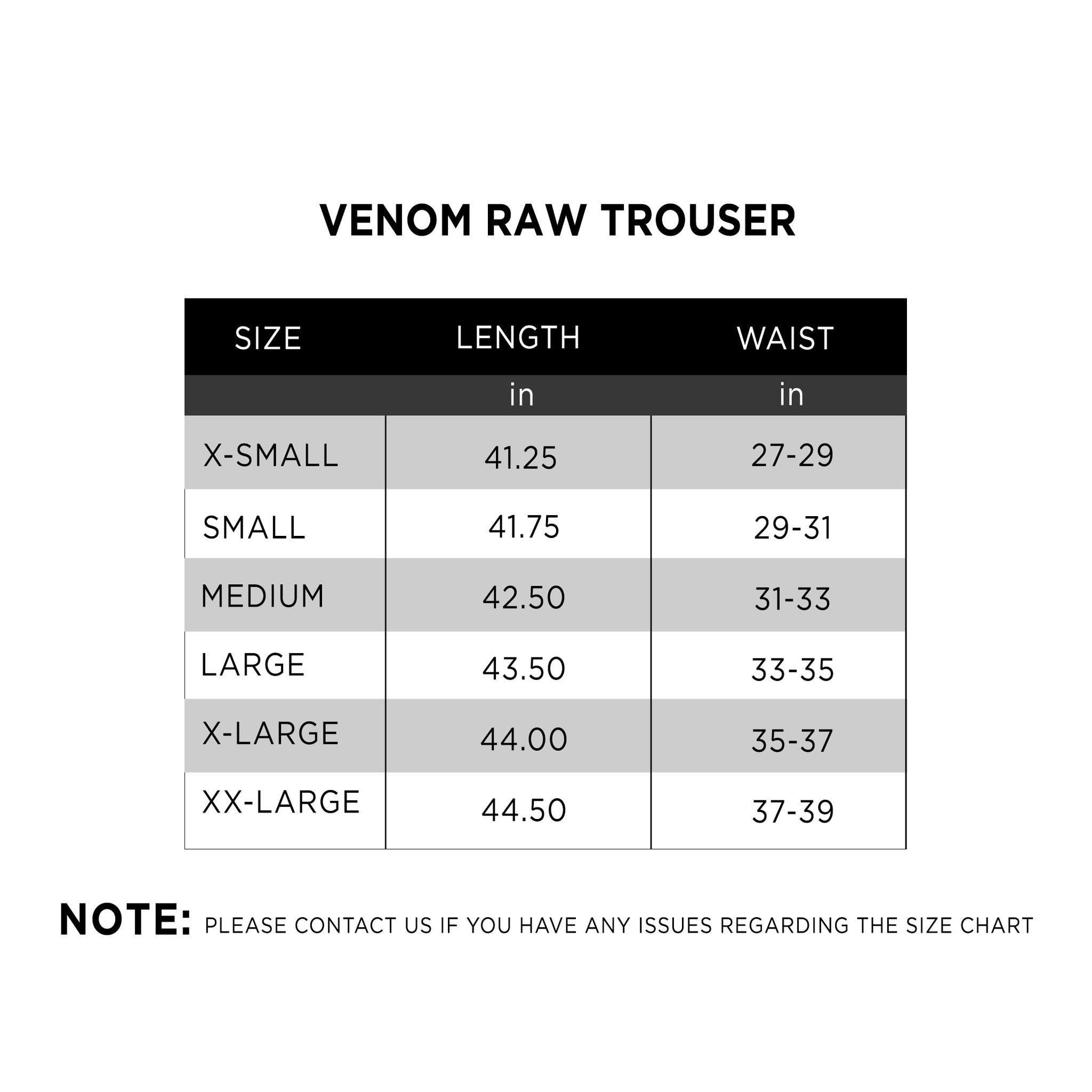 Venom Raw Trouser