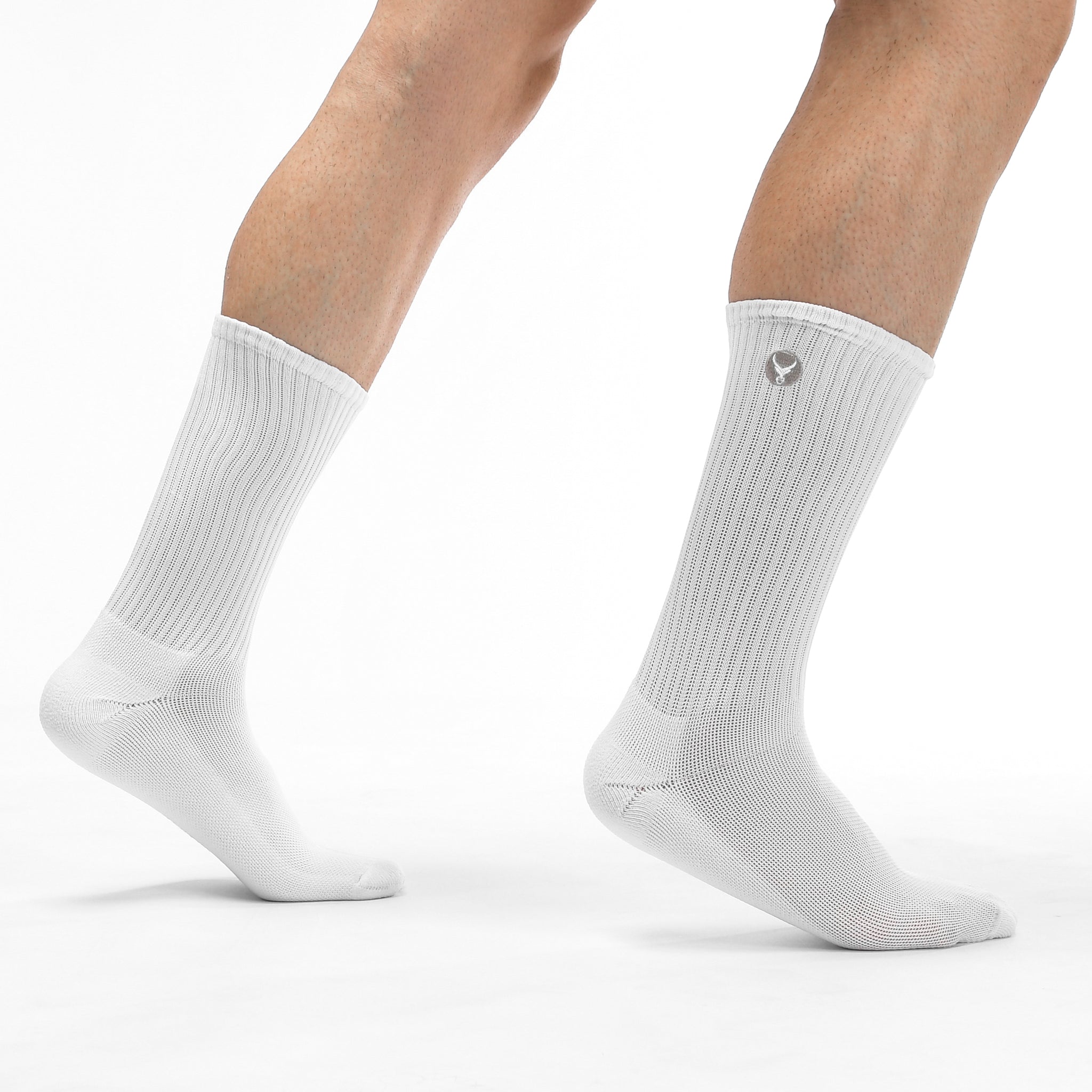 Daily Stride Ribbed Comfort Crew Socks 2 Pack