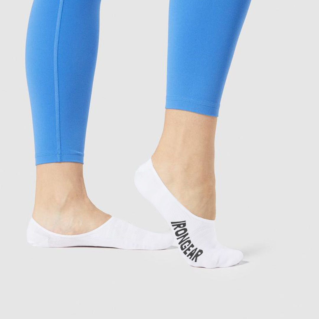 No-Show Socks White Pack of – IRONGEAR Fitness