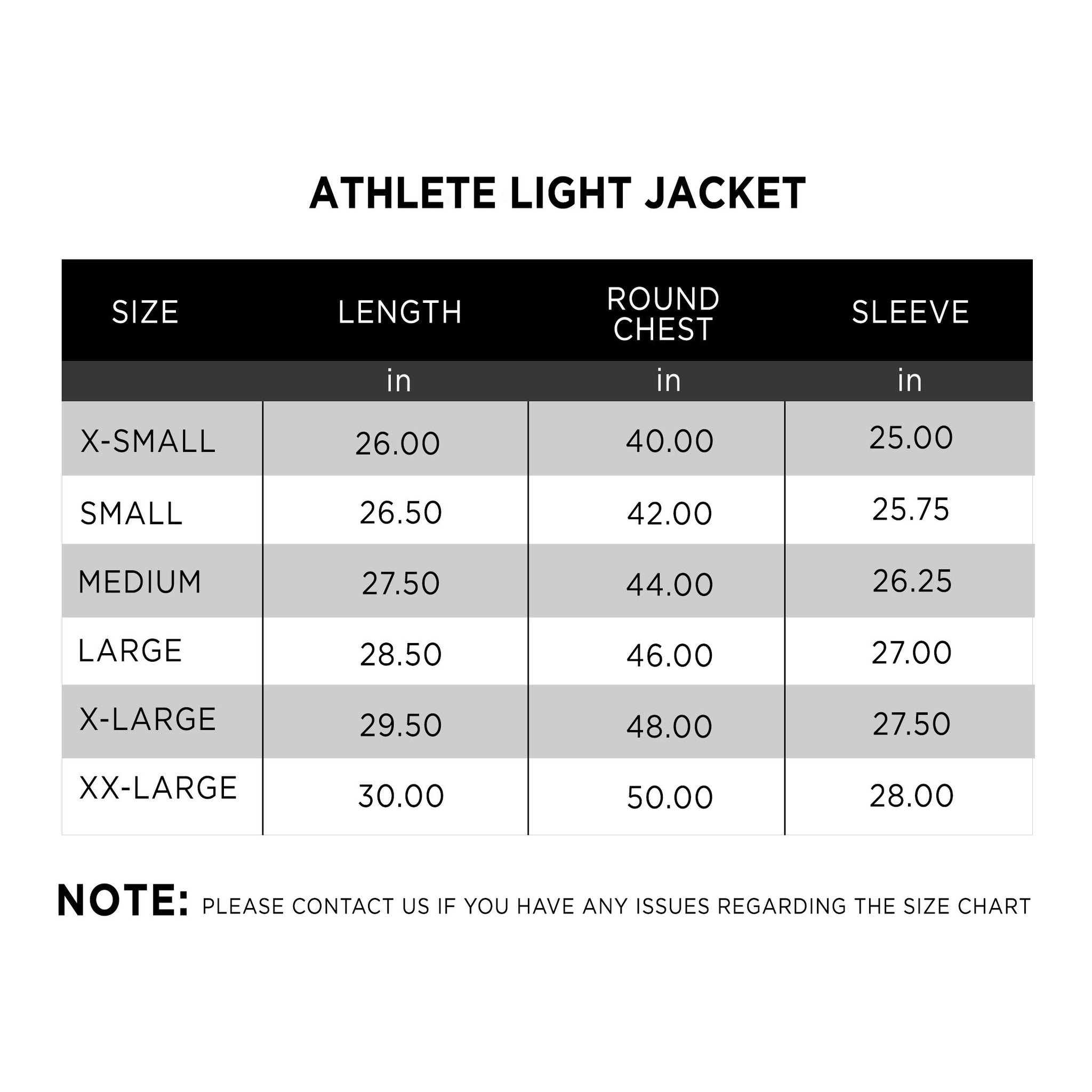 Leichte Athletenjacke