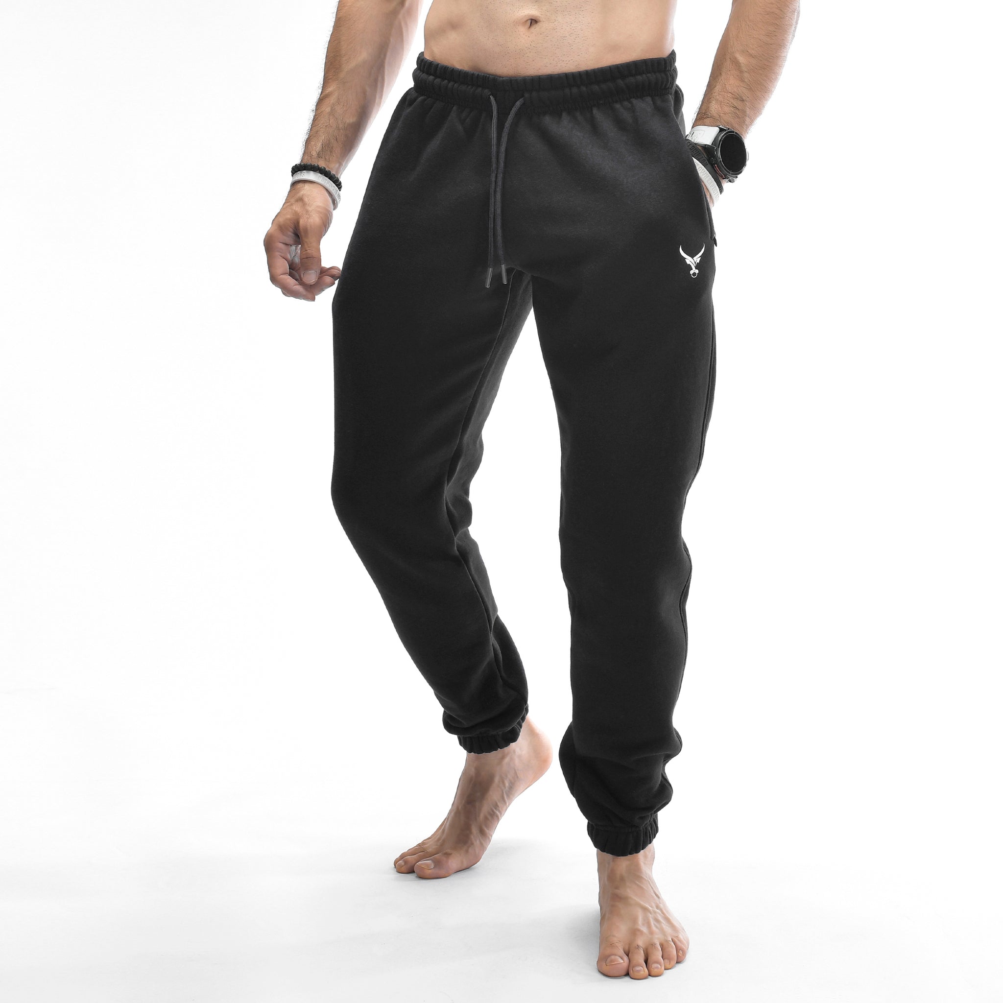 Fleece Basic Sweat Pants (Cuff Bottom)