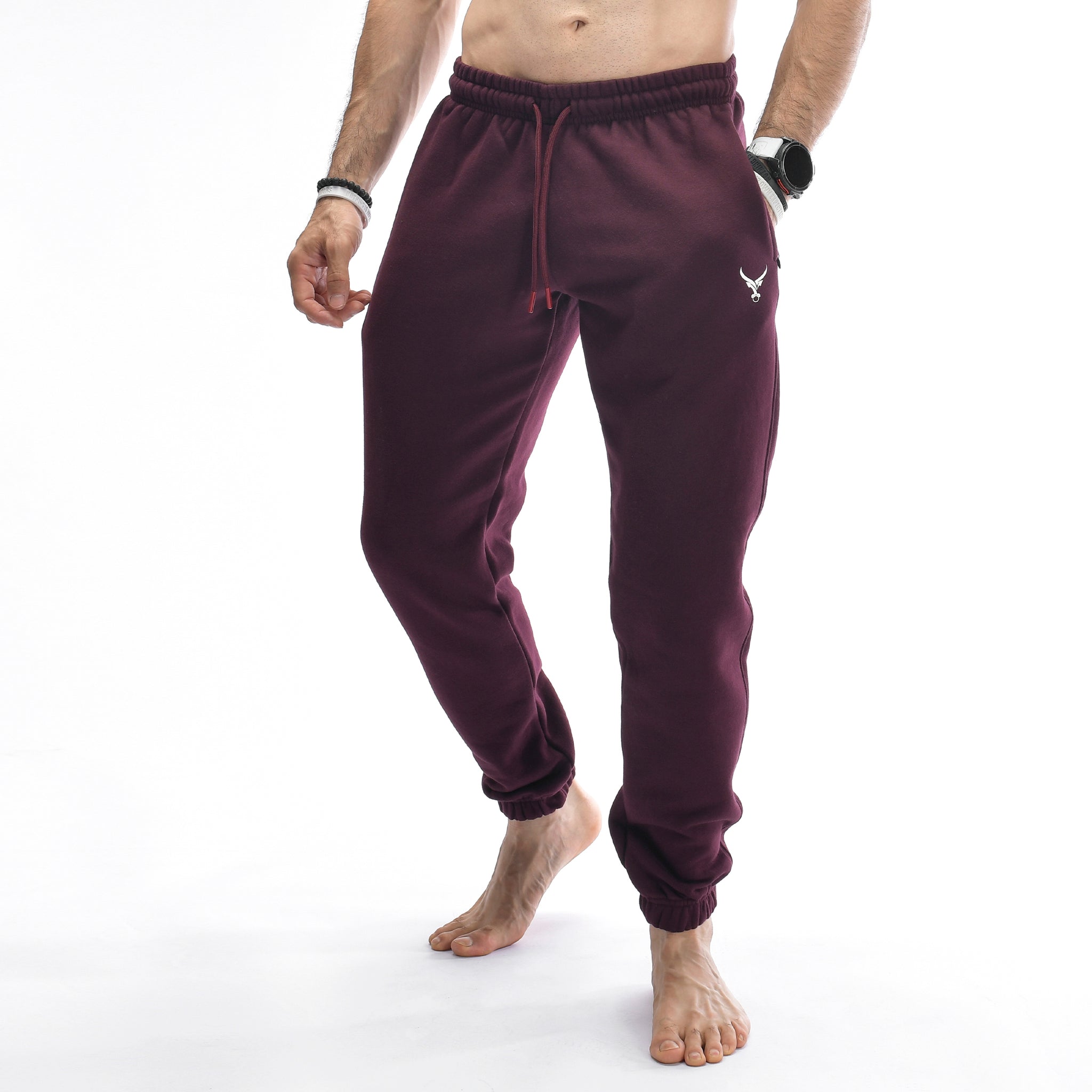 Fleece Basic Sweat Pants (Cuff Bottom)