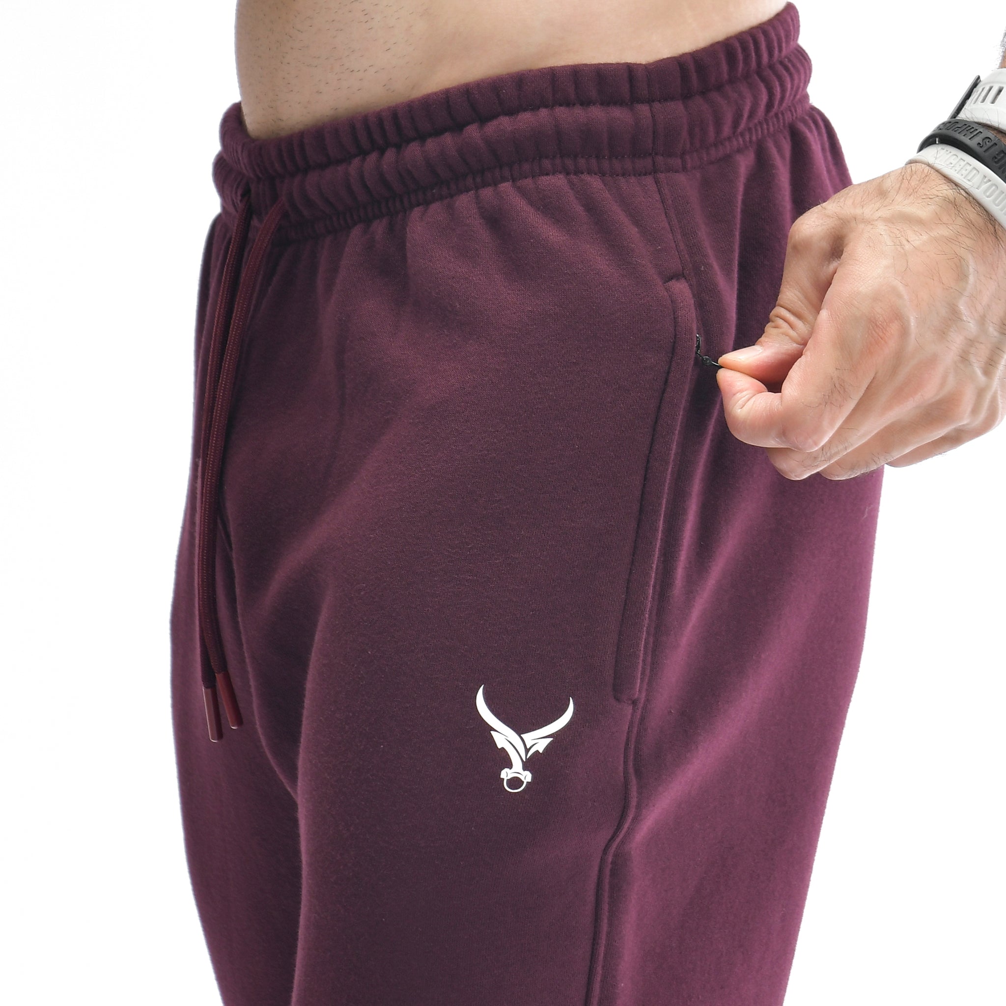 Fleece Basic Sweat Pants (Cuff Bottom)