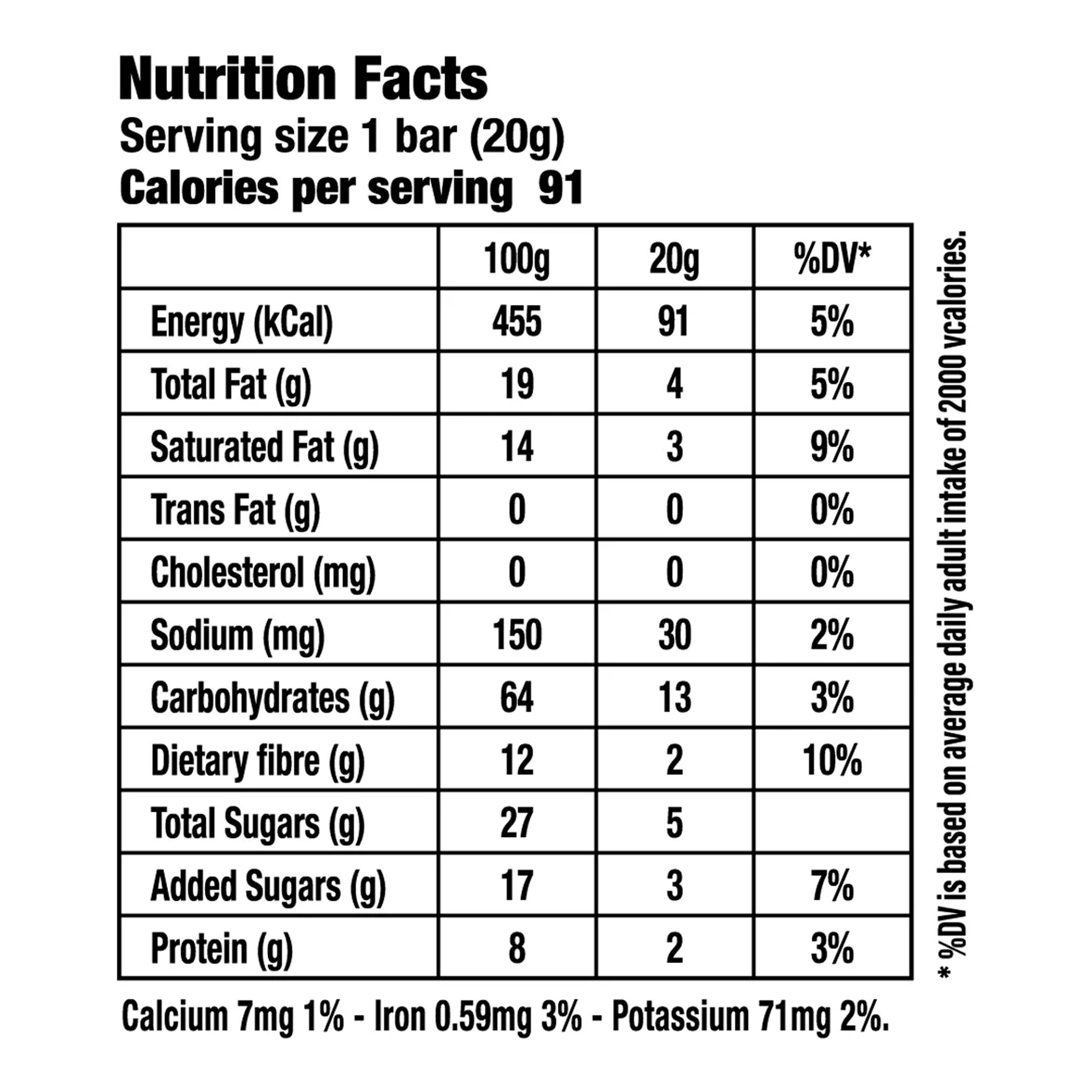 Box of 12 Kids Snack Bars (20g x 12)