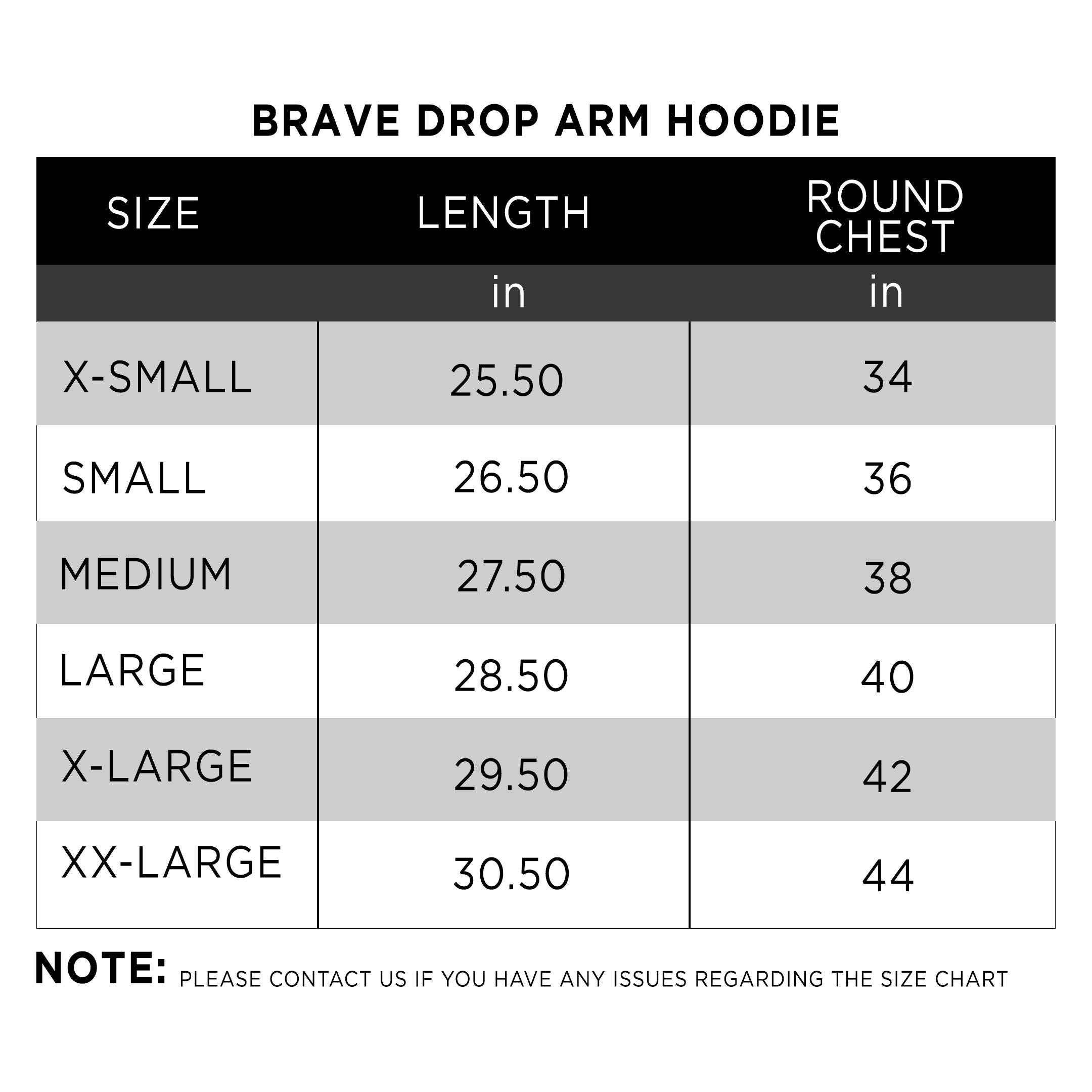 Brave Drop Arm Hoodie