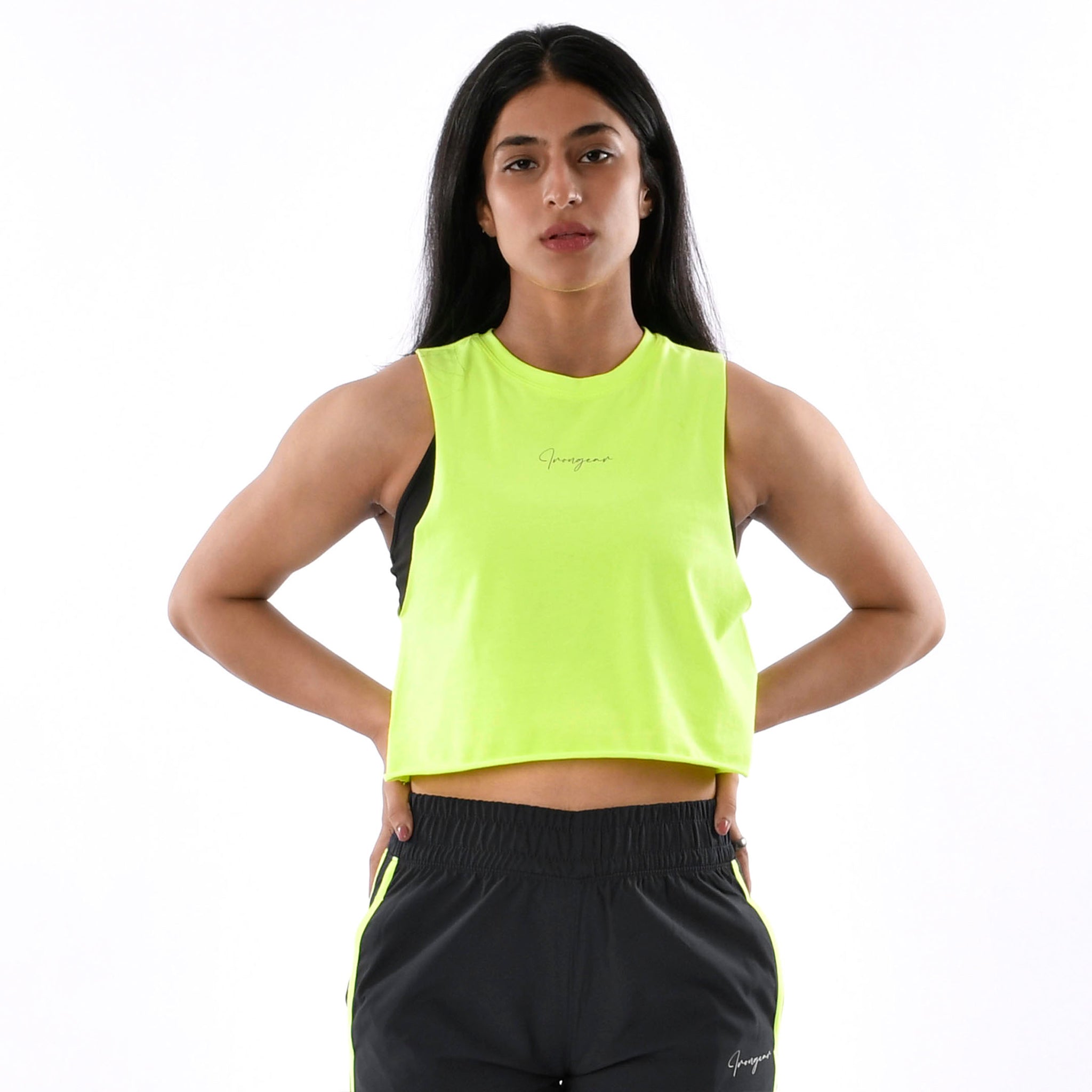 Training Drop Arm Crop Tank