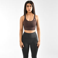 Ribbed sports bra