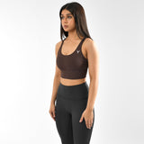 Ribbed sports bra
