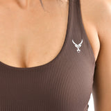 Ribbed sports bra