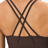 Ribbed sports bra