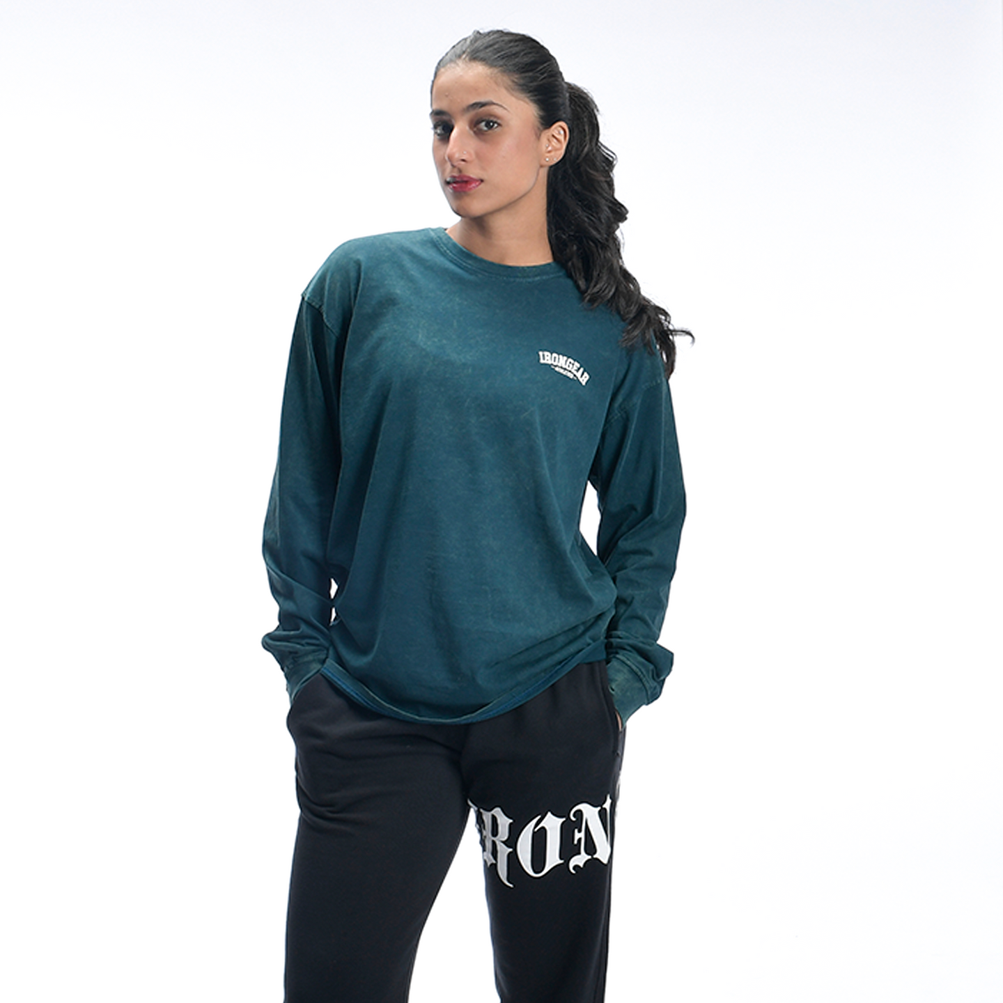 Women's Stone Wash Long Sleeve Tee