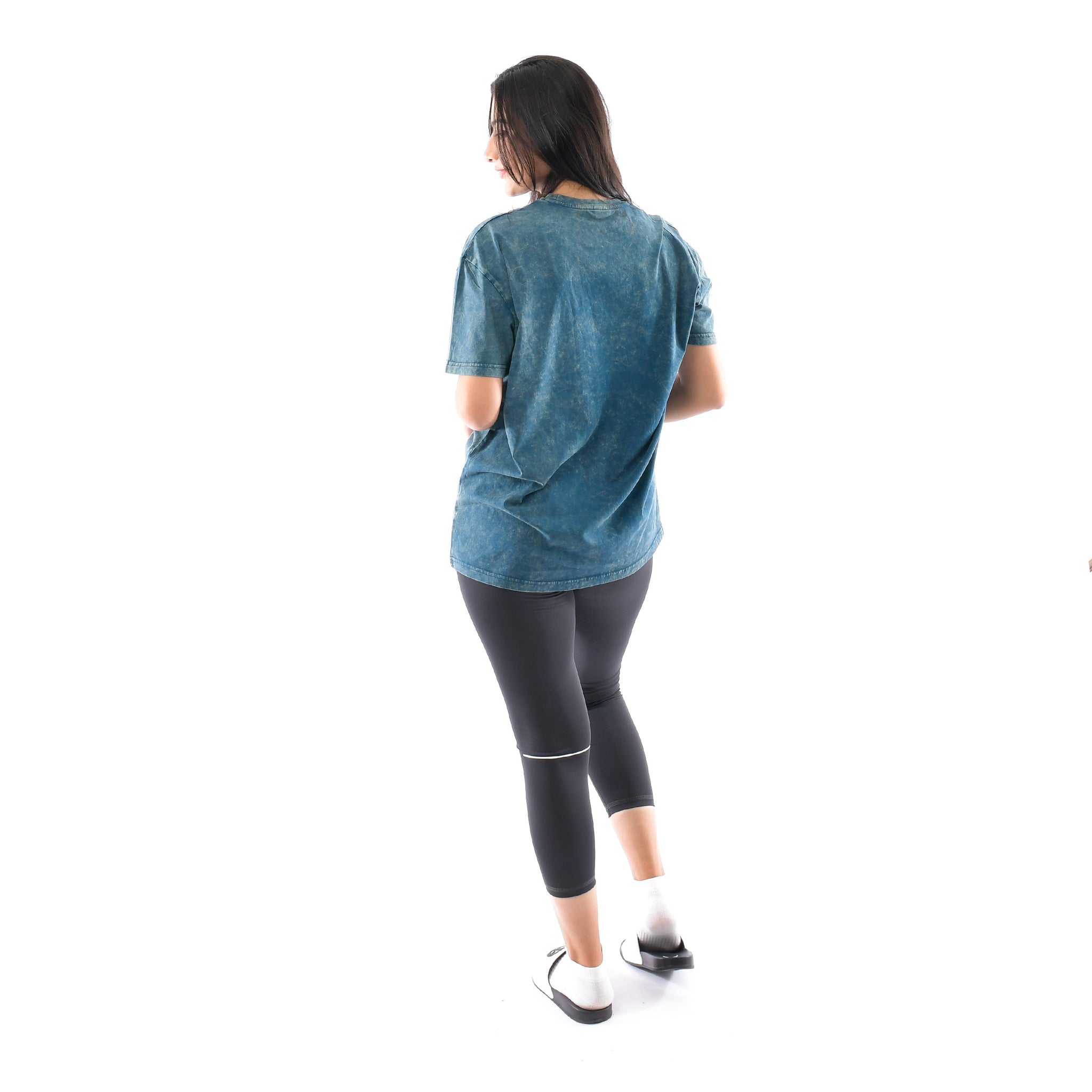 Stone Wash Oversized Tee Women's