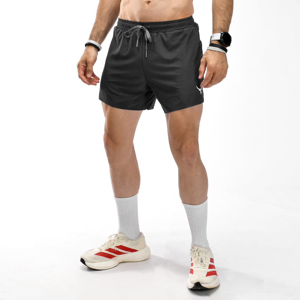 Racer Shorts – Black | IRONGEAR – IRONGEAR Fitness