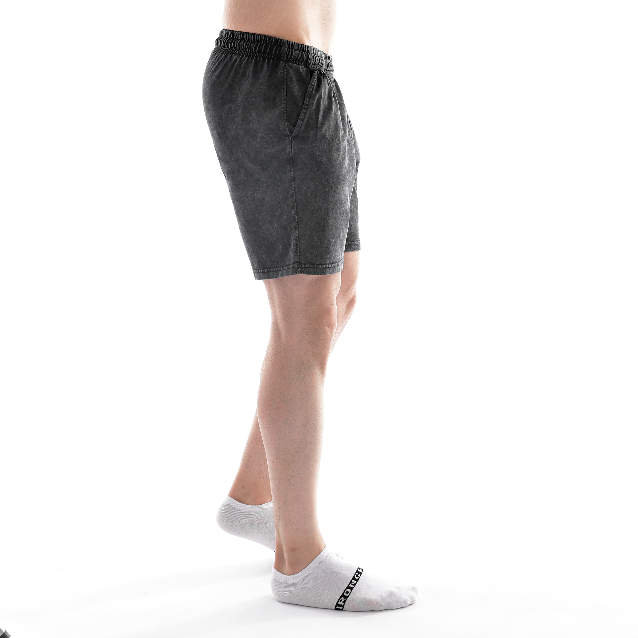 Stone Wash Lifting Shorts