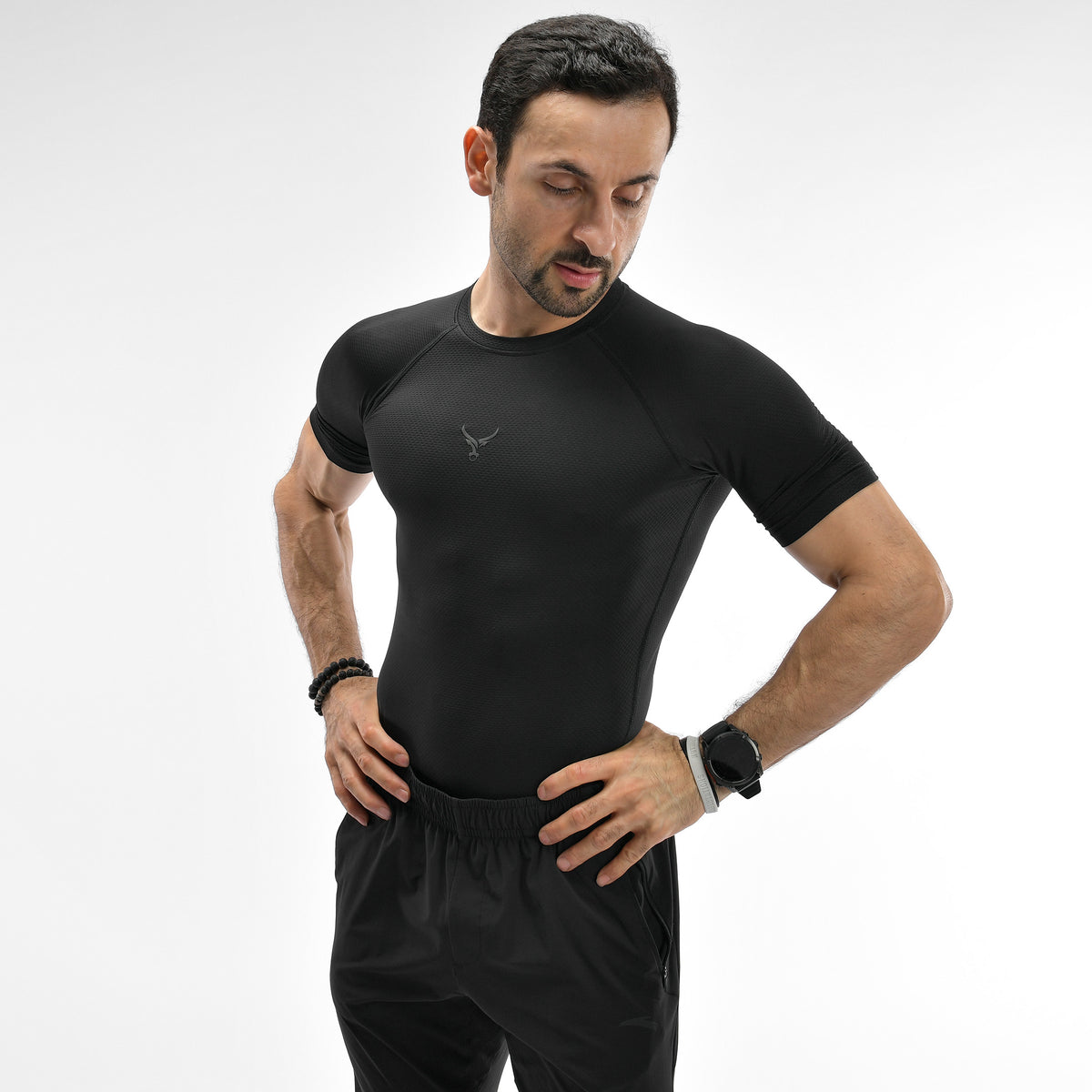 Skyn Compression Shirt – Black | IRONGEAR – IRONGEAR Fitness