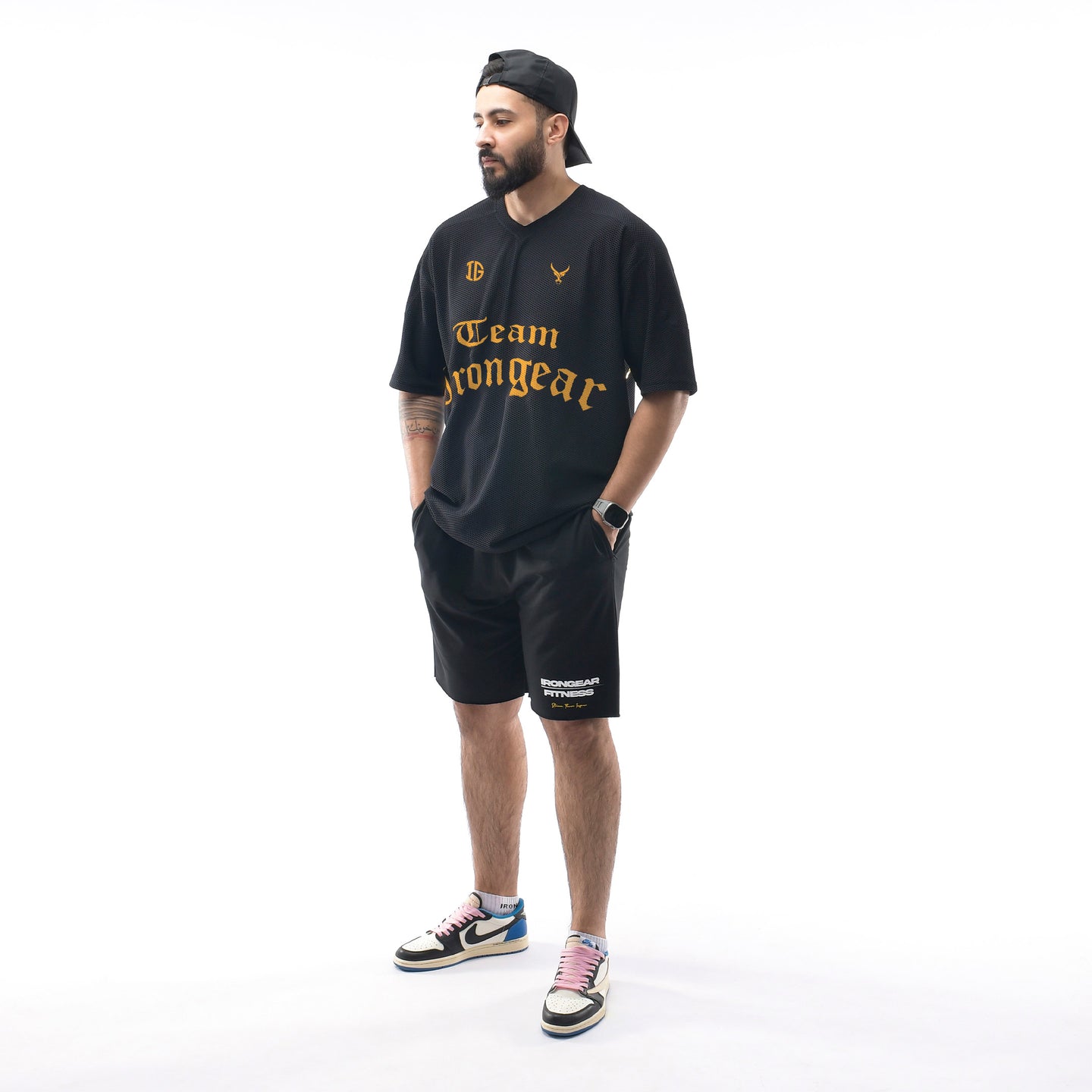 Team Gold Standard Mesh Oversized Tee