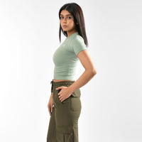 Knit Round Neck Short Sleeve
