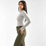 Damen Kompressionsshirts Langarm