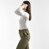 Damen Kompressionsshirts Langarm