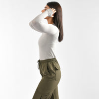 Damen Kompressionsshirts Langarm