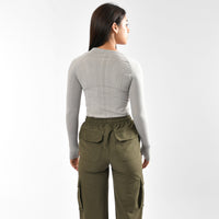 Damen Kompressionsshirts Langarm