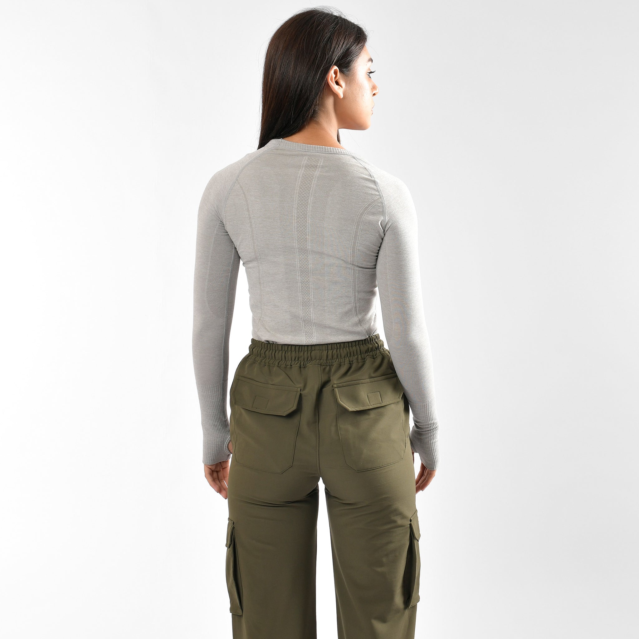 Damen Kompressionsshirts Langarm