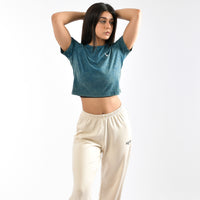 Stone Wash Tie Dye Crop Top
