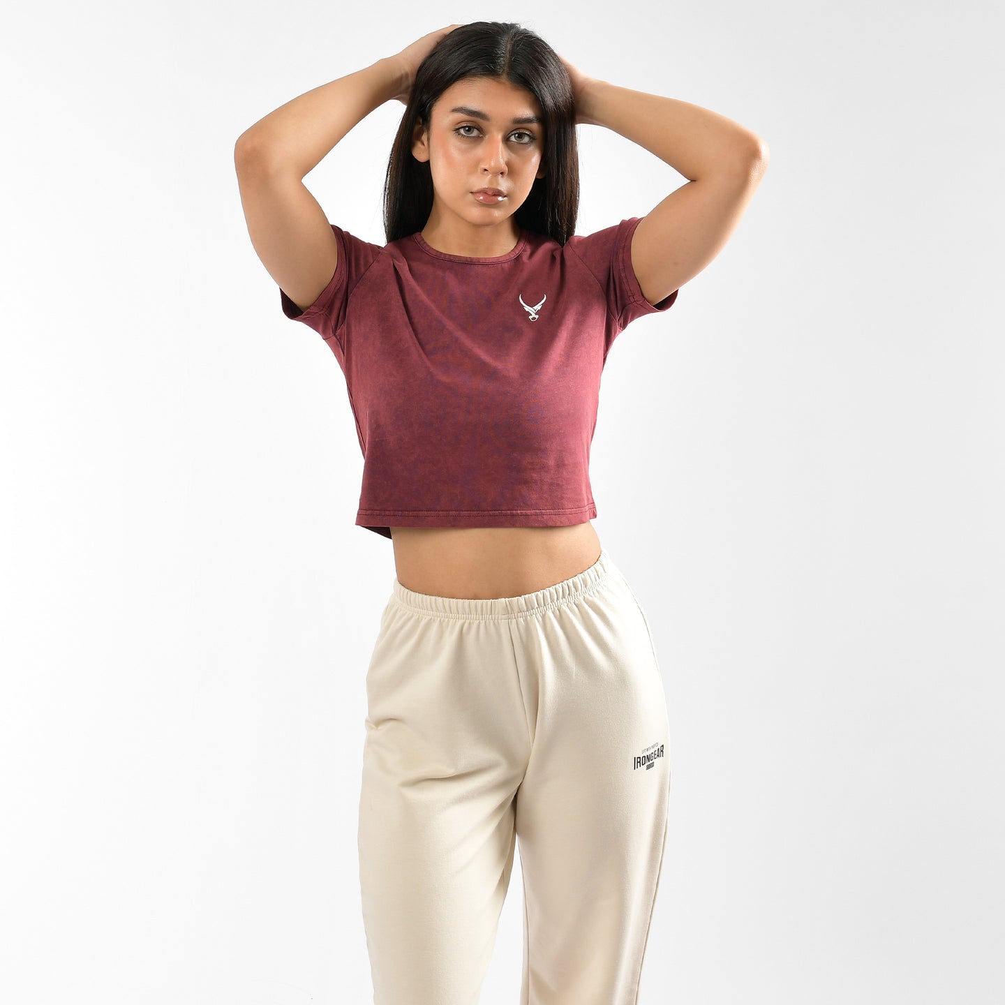 Stone Wash Tie Dye Crop Top