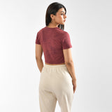 Stone Wash Tie Dye Crop Top