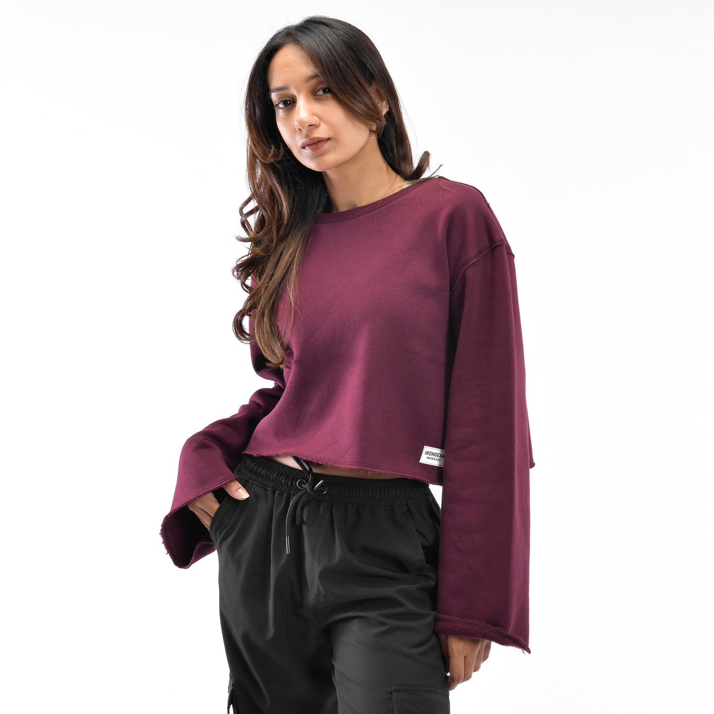 Effortless Bell sleeve sweat shirt