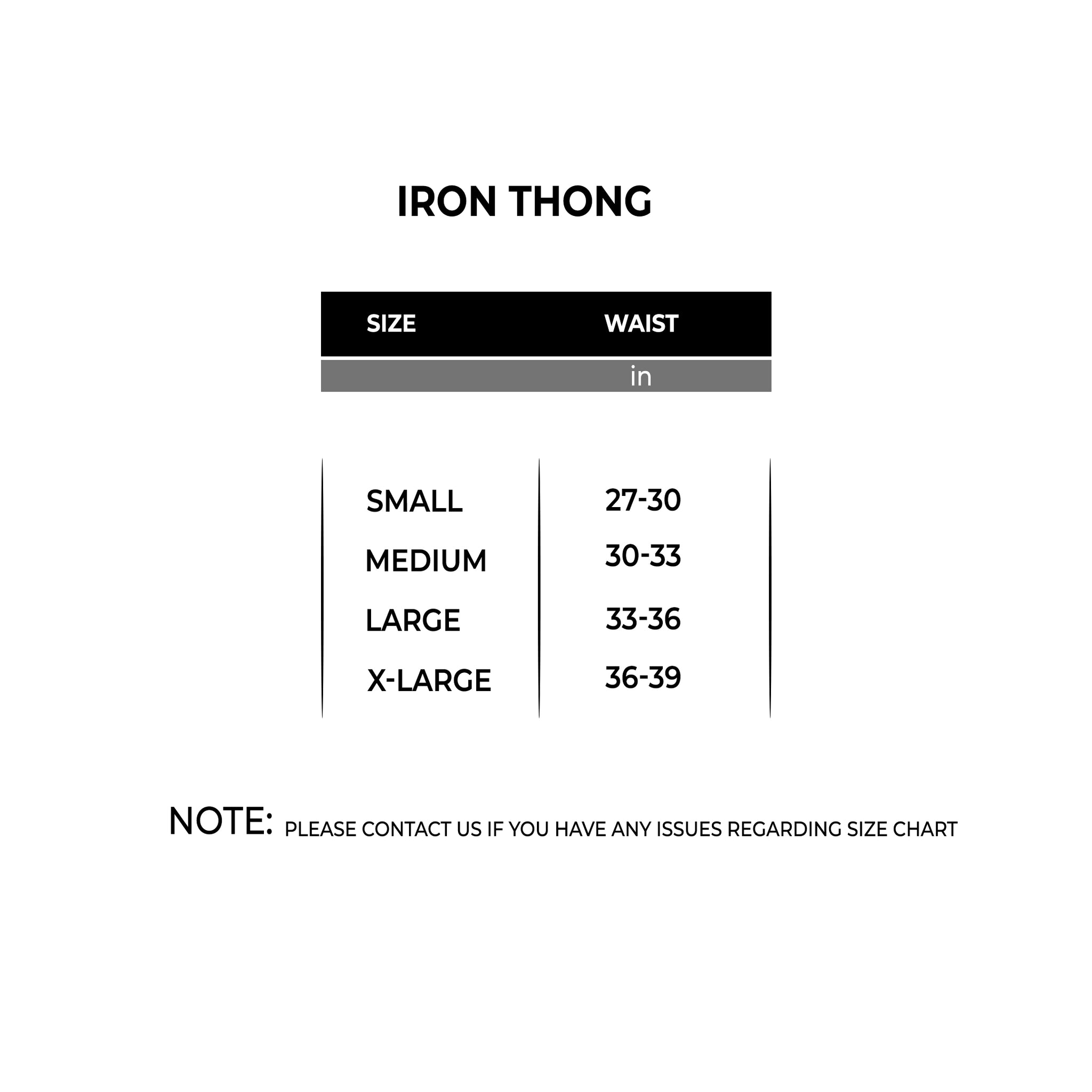Iron thong