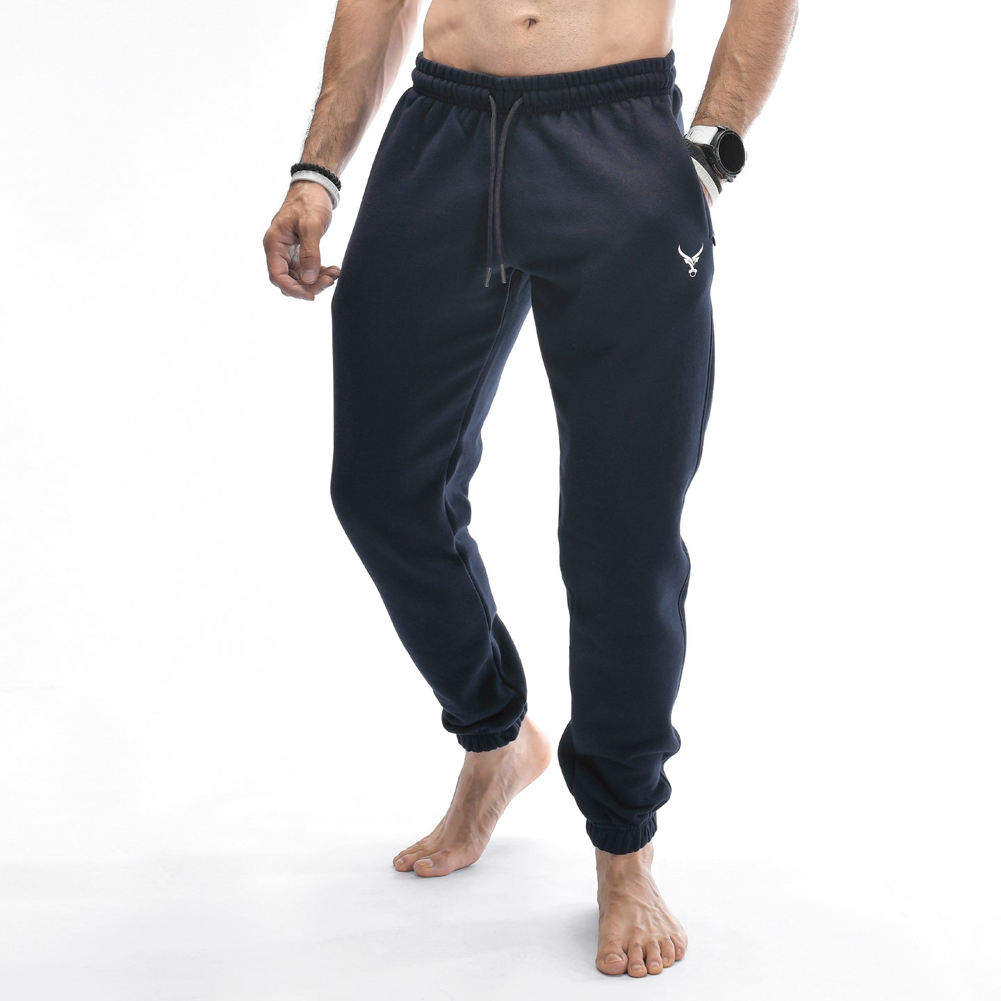 Fleece Basic Sweat Pants (Cuff Bottom)