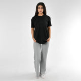 Oversize-T-Shirt mit Stone-Wash-Muster