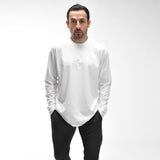 Stone Wash Langarm-T-Shirt