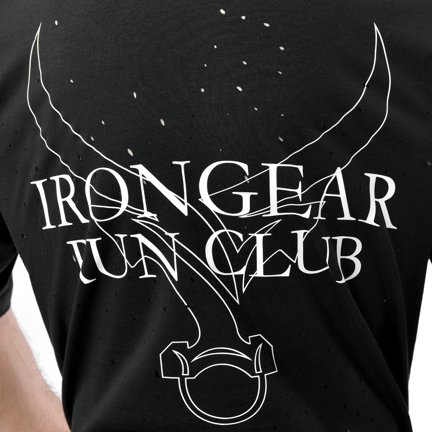 IRONGEAR Run Club Shirt Ripped