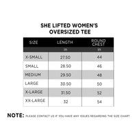 She Lifted Women's Oversized Tee