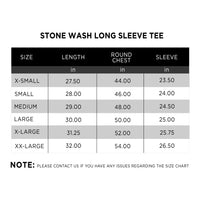 Stone Wash Long Sleeve Tee