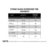 Stone Wash Oversized Tee Women's