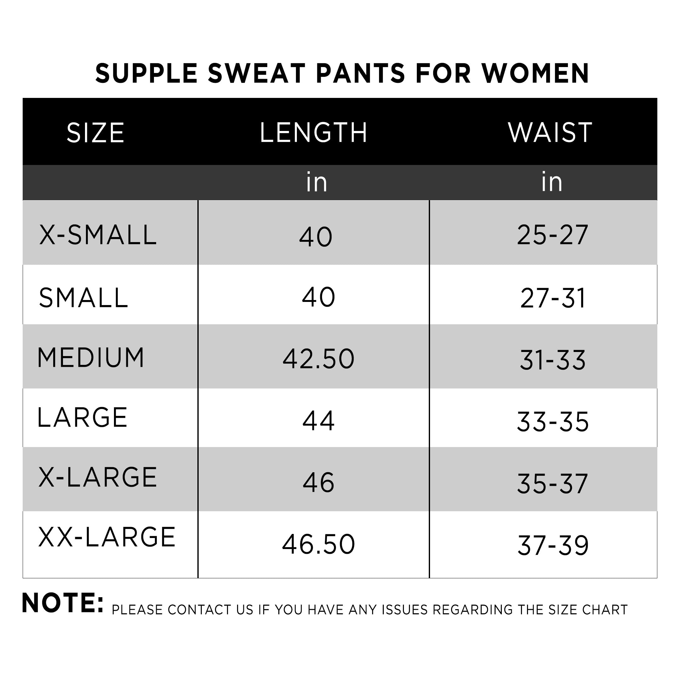 Supple Sweat Pants for Women