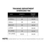 Training Department Oversized Tee
