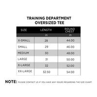 Training Department Oversized Tee