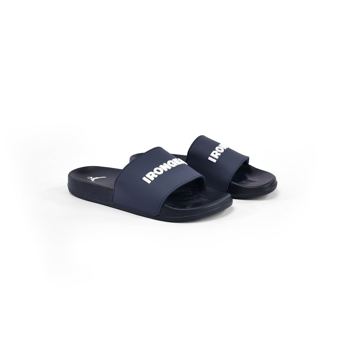 Unisex Signature Slides Navy/White