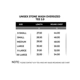 Oversize-T-Shirt mit Stone-Wash-Muster