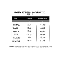 Oversize-T-Shirt mit Stone-Wash-Muster