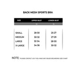 Back Mesh Sports Bra