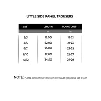 Little Side panel Trouser